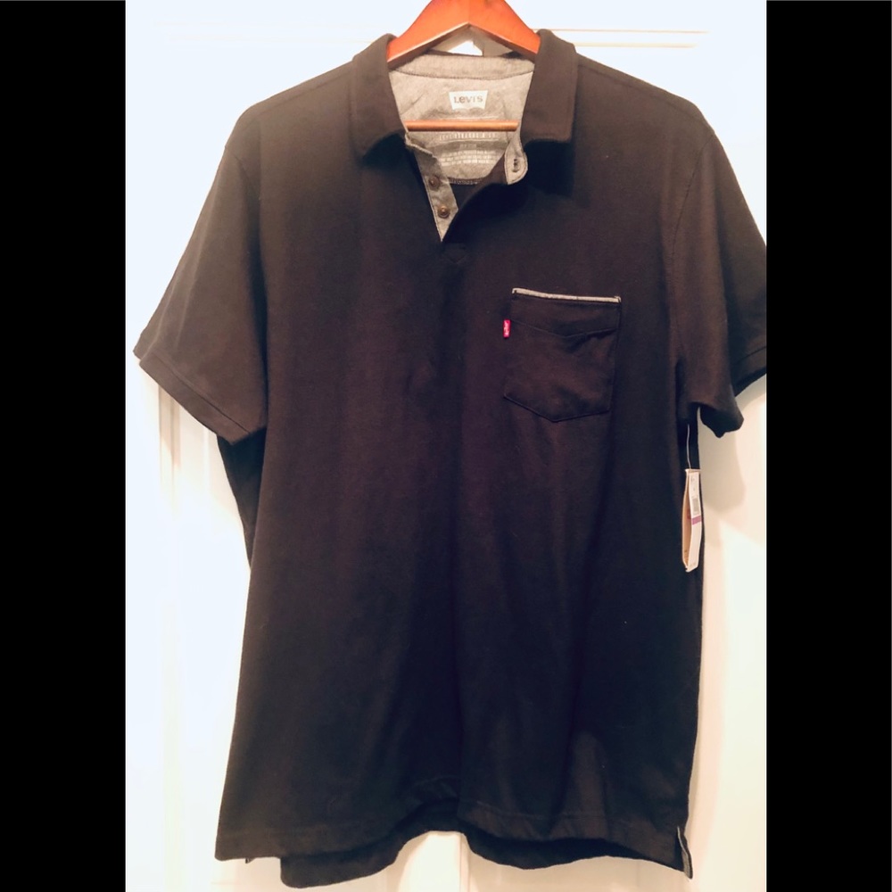 Men’s Levi’s Black Polo NWT